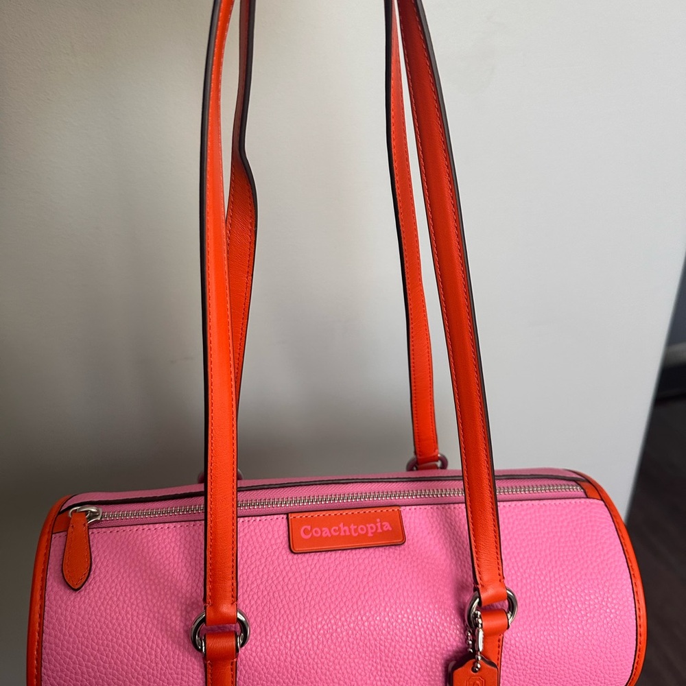 Pink and Orange Women's Bag